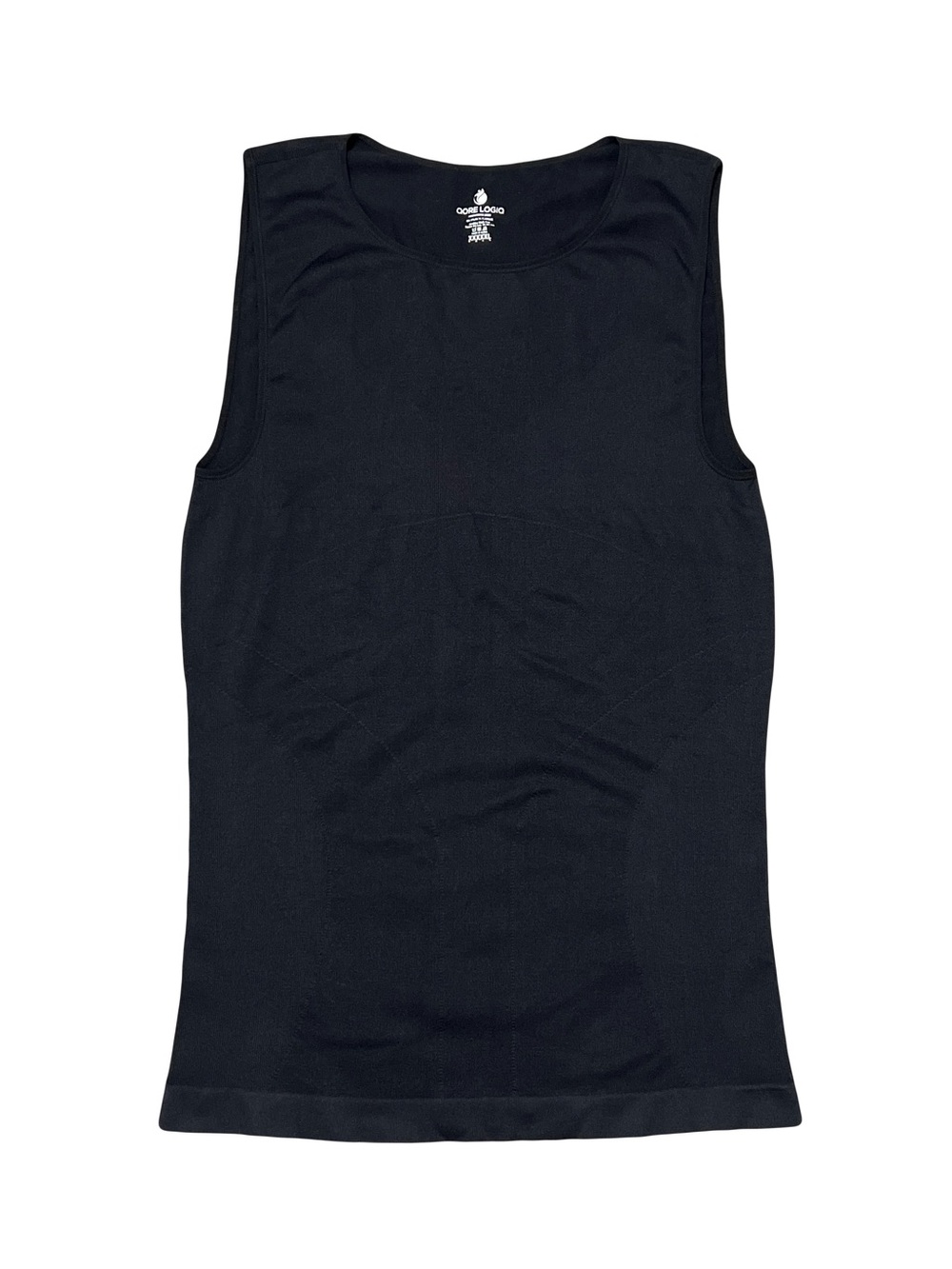 Qore Logiq Compression Shirt | Black | Stretch Slimming | 5XLT | XXXXXLT